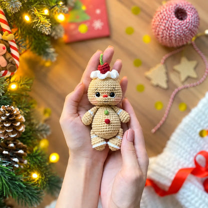 Complete 5-in-1 Christmas amigurumi crochet set