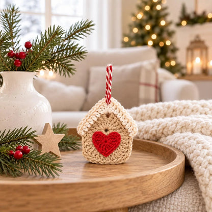 Crochet gingerbread house ornament – photo 10