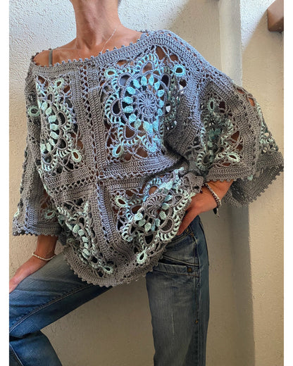 Clas Top worn over a dress as a summer layer