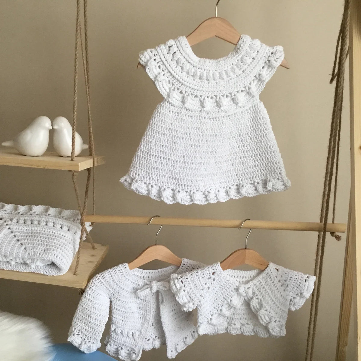 Moonpetal baby dress styled for a photo shoot