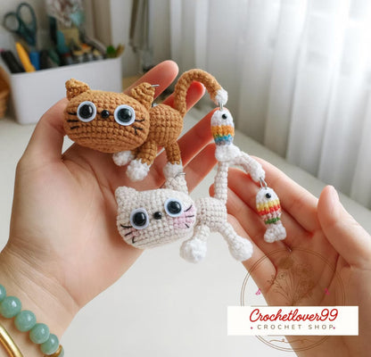 Overview of mini amigurumi designs included in the bundle