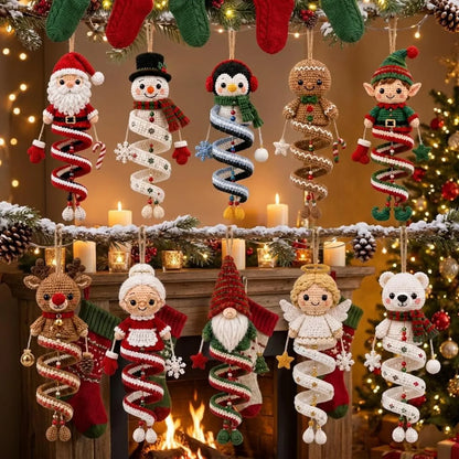 Crochet Christmas spiral ornaments – photo 3