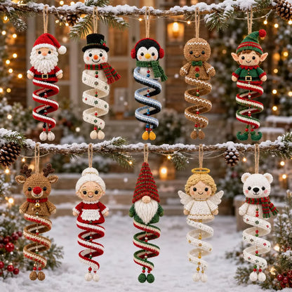 Crochet Christmas spiral ornaments – photo 4
