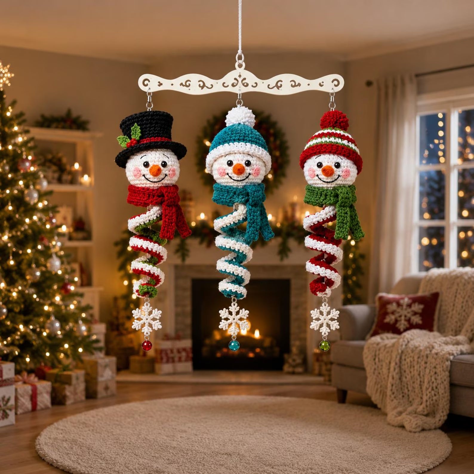 Snowman Wind Spinners – 3-in-1 Crochet Pattern – Stitchy Crochet